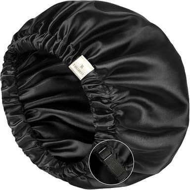 YANIBEST Silk Bonnet Satin Bonnet for Sleeping Women and Men, Adjustable Double Layer Hair Bonnet for Curly Braids Hair
