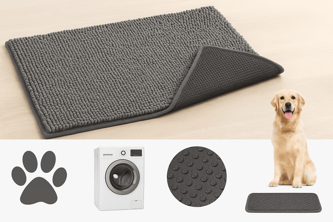 OLANLY Dog Door Mat for Muddy Paws (30" x 20") Review: A Practical Chenille Mat for Cleaner Floors
