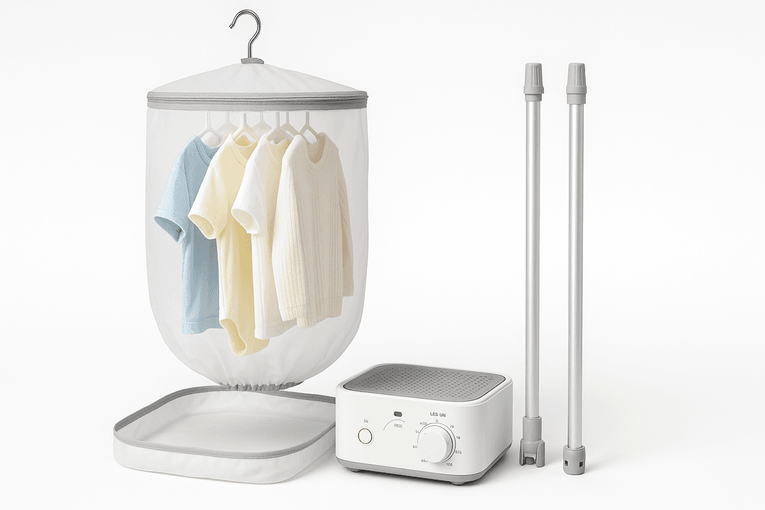 MOJOCO Portable Clothes Dryer Review: A Compact, Quiet Dryer for Small Spaces and Travel
