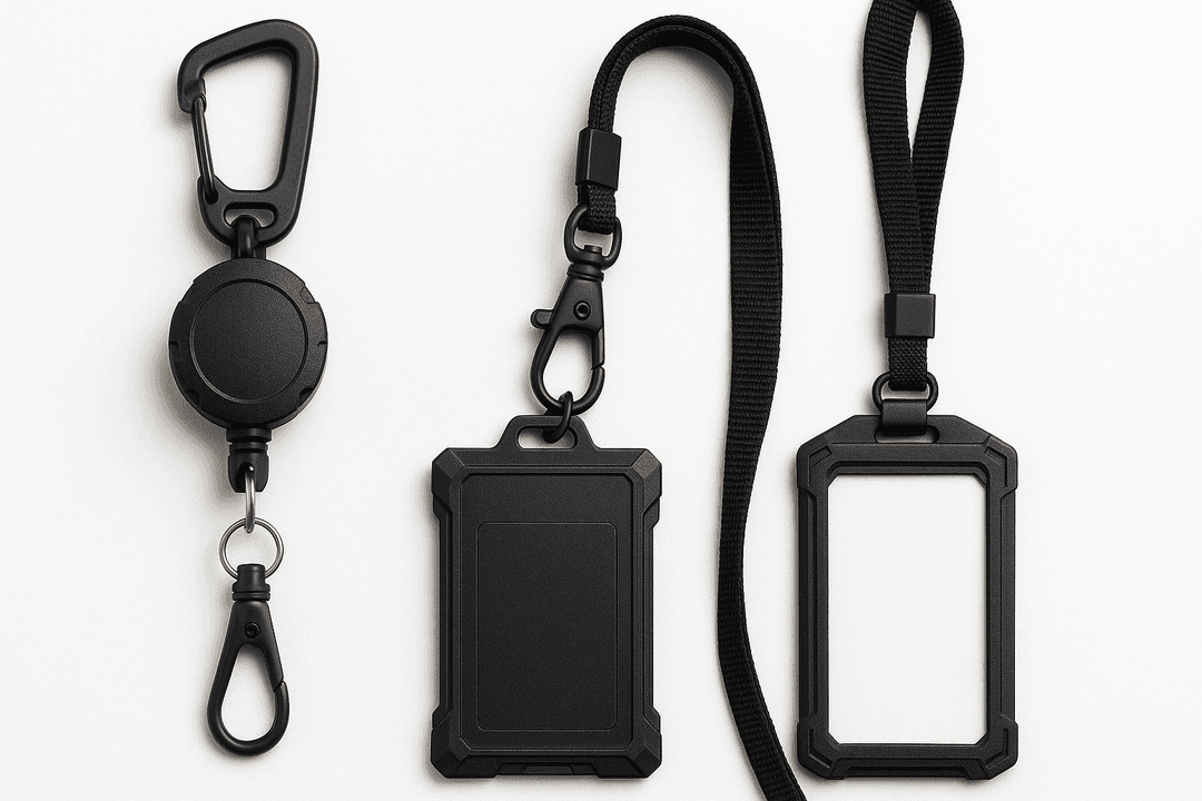 Badge Holder Retractable Clip Heavy Duty Carabiner Badge Reel with Lanyard: A Tactical Everyday ID Solution