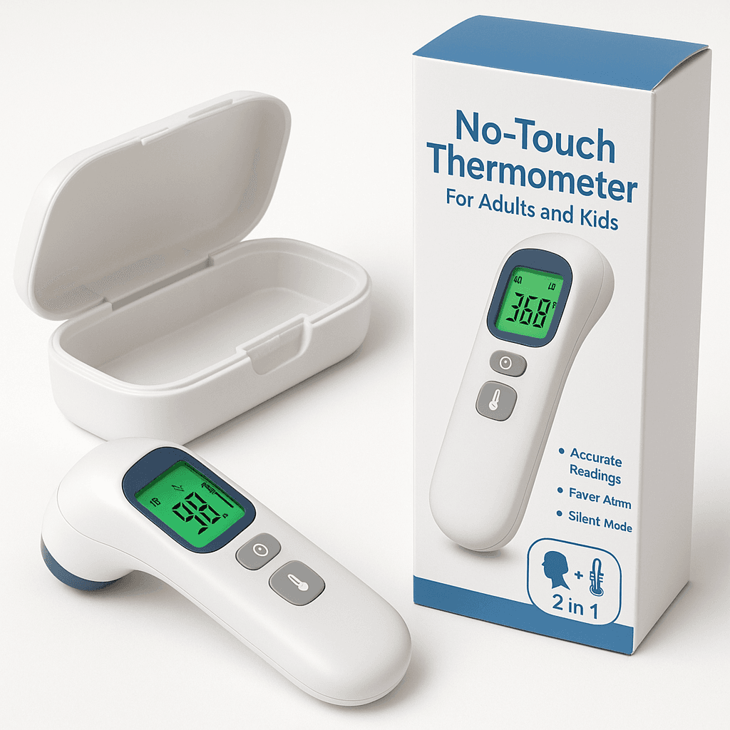 No-Touch Thermometer for Adults and Kids: A Practical 2‑in‑1 Forehead & Object Infrared Thermometer Review