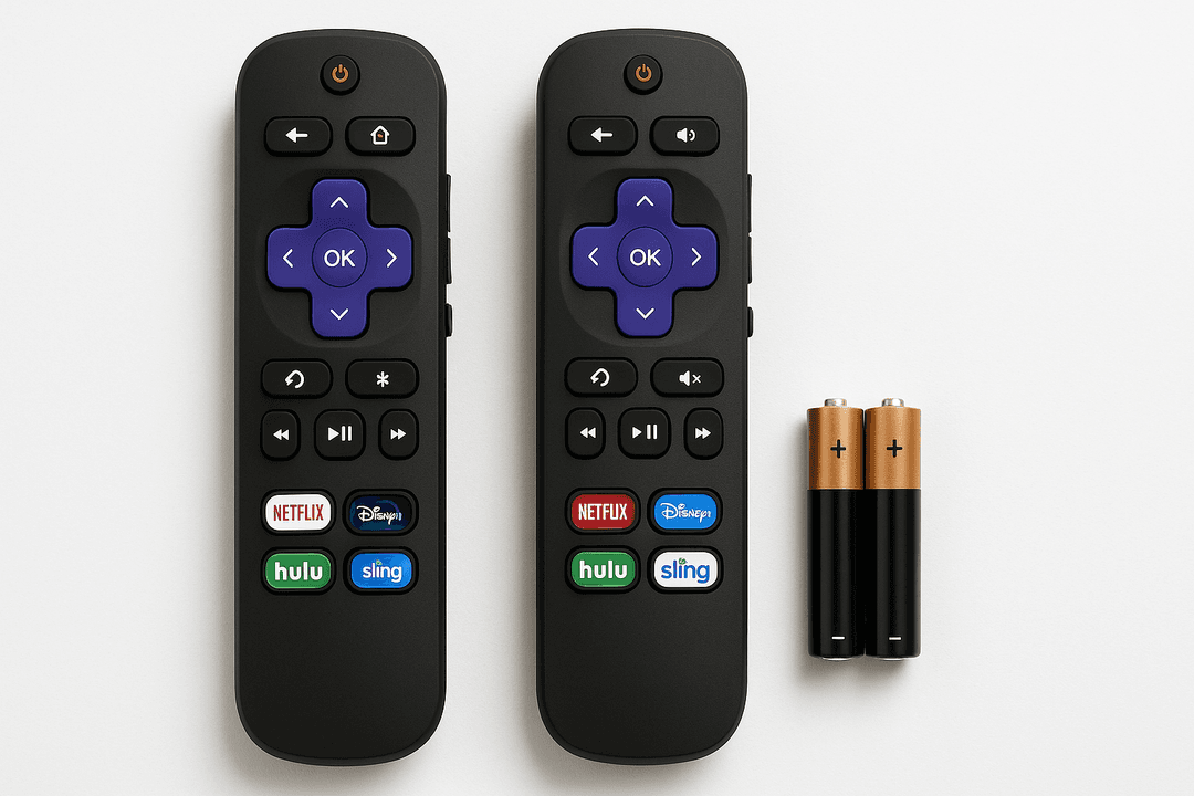 Pack of 2 Replacement Roku TV Remotes: Simple, Wide-Compatible IR Controls for Everyday Use