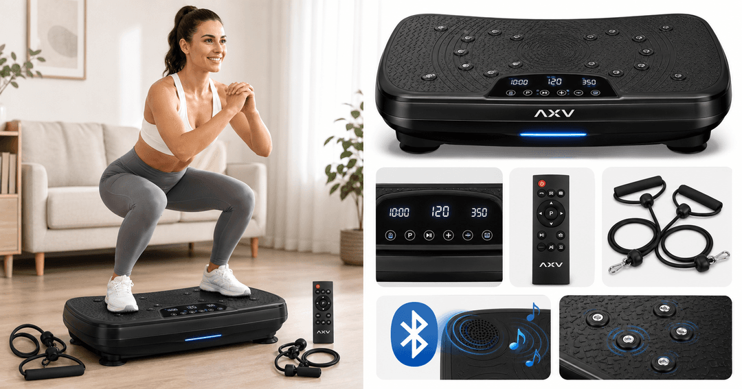 AXV Vibration Plate Fitness Platform Review: Compact Whole-Body Vibration for Home Workouts
