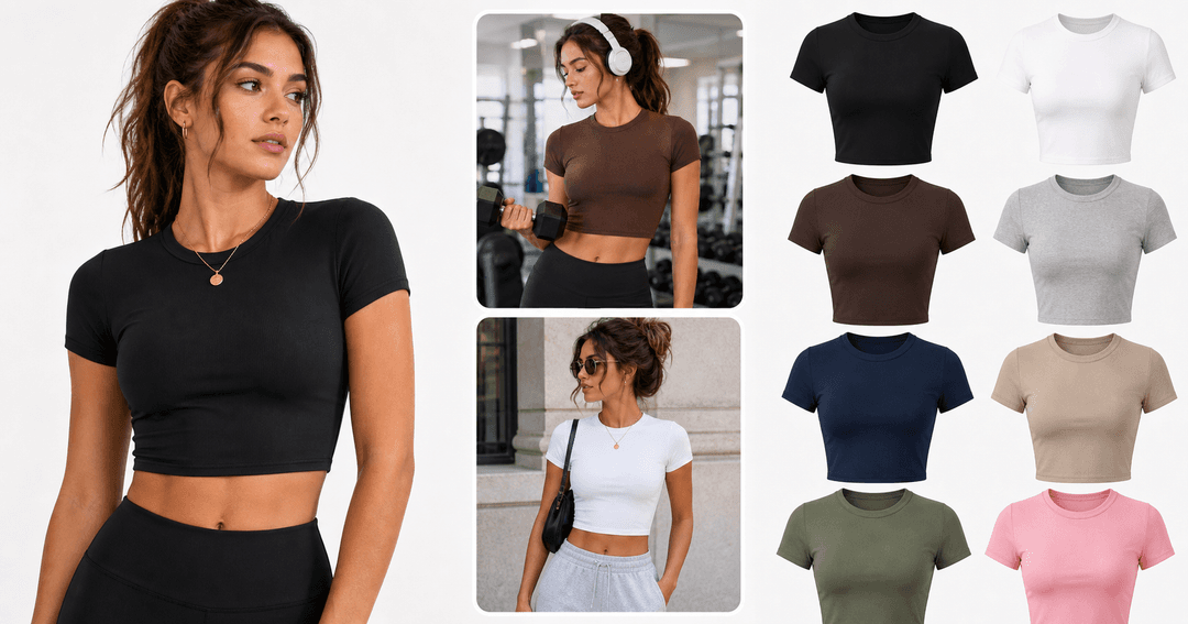 Trendy Queen Women’s Short Sleeve Crop T-Shirt Review: Buttery-Soft Y2K Basic for Everyday Wear and Workouts