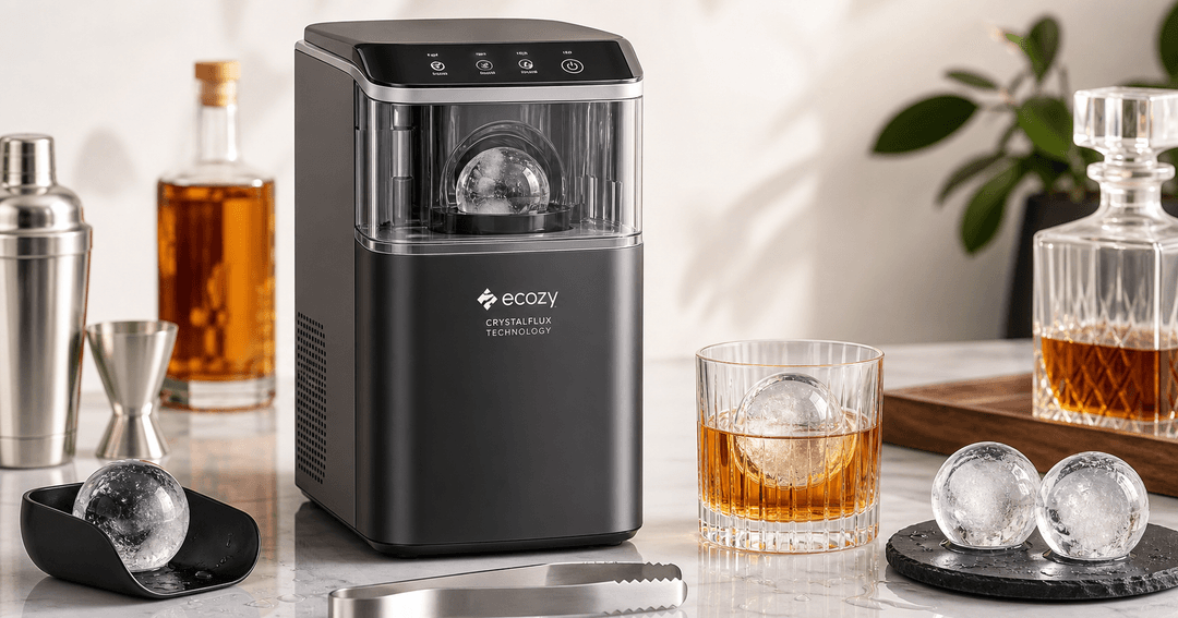 ecozy 2.4" Clear Ice Ball Maker Review: Compact Crystal-Clear Spheres for the Home Bar