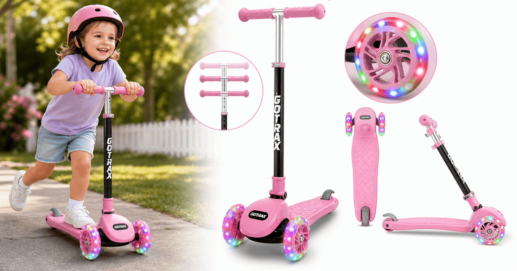 Gotrax KS1 Kids Kick Scooter Review: A Stable, Light-Up Starter Scooter for Ages 2–8