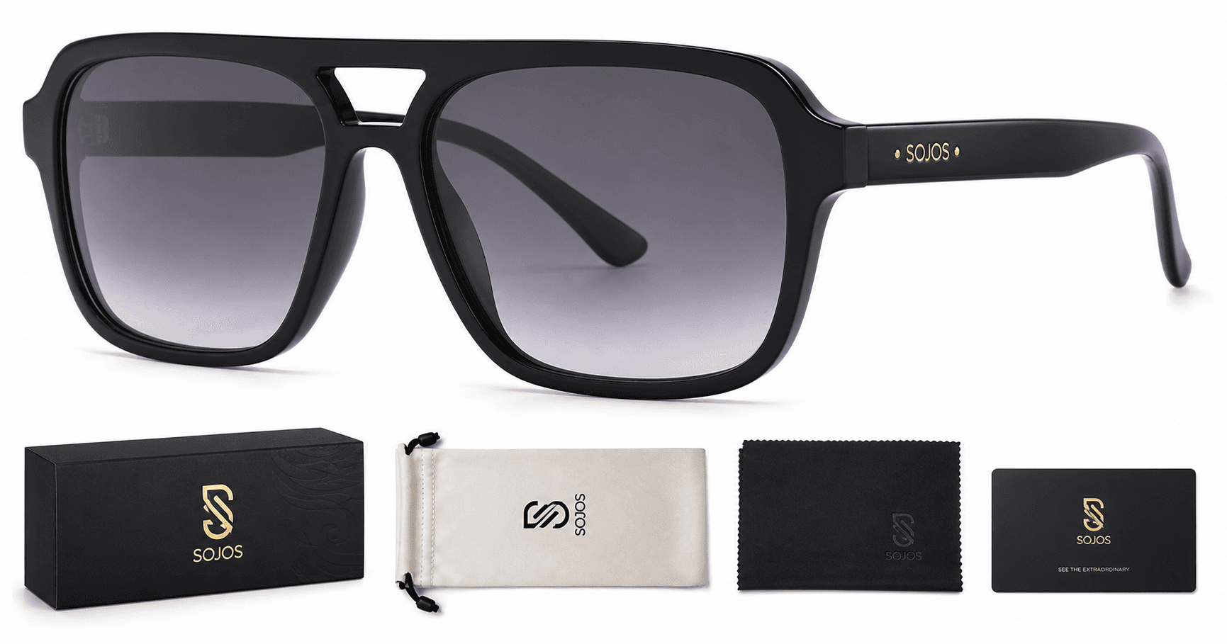 SOJOS Retro Aviator SJ2202 Review: Trendy Rectangle Sunglasses for Everyday Wear