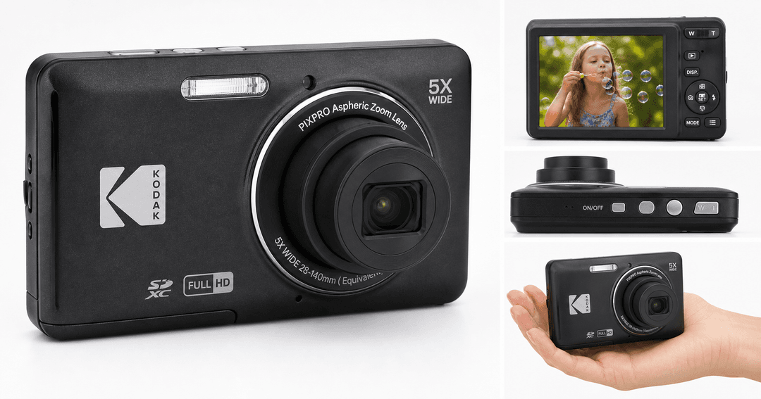 Kodak PIXPRO FZ55-BK Review: Retro-Style Compact for Simple Everyday Shooting