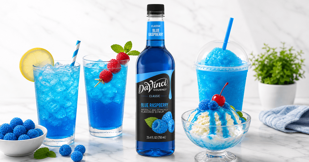 DaVinci Gourmet Classic Blue Raspberry Syrup (25.4 fl oz) Review: Bright Color, Bold Flavor