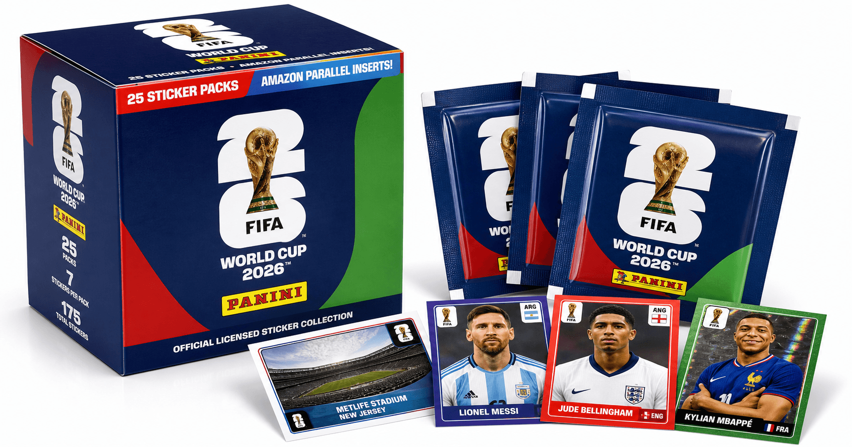 2026 Panini FIFA World Cup Sticker Box (25 Packs, Amazon Parallels) – In-Depth Review