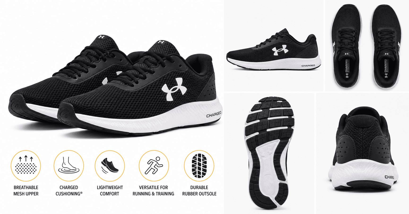 Under Armour Men’s Charged Surge 4 Sneaker Review: Everyday Comfort with Training-Friendly Support