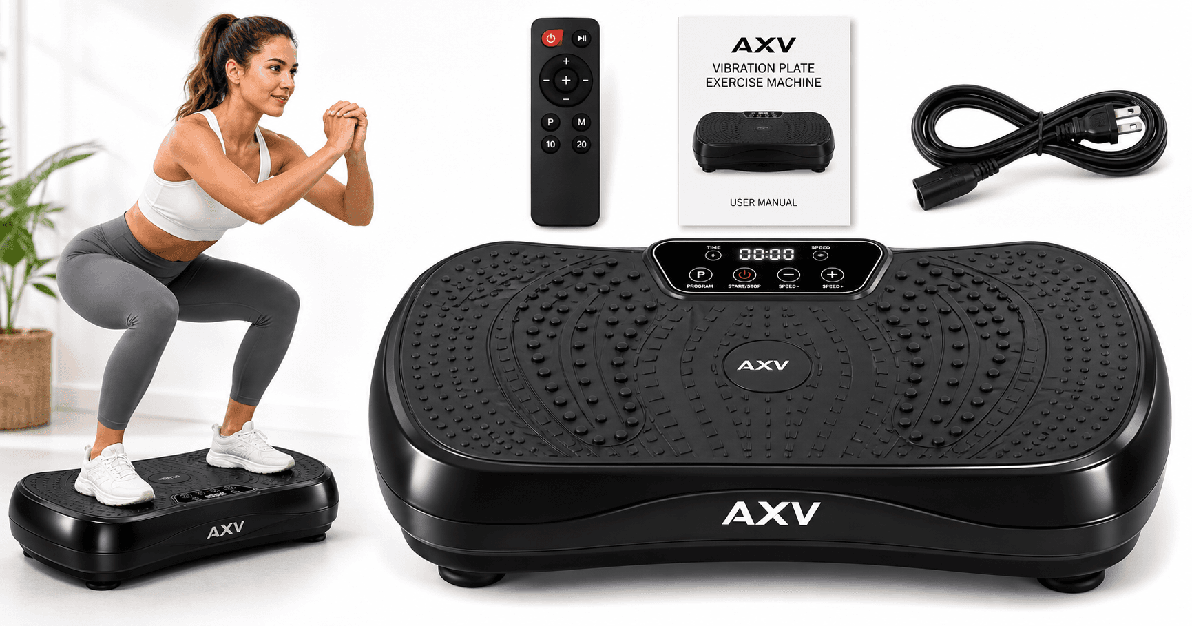 AXV Vibration Plate Fitness Platform Review: Compact Full‑Body Vibration for Home and Office