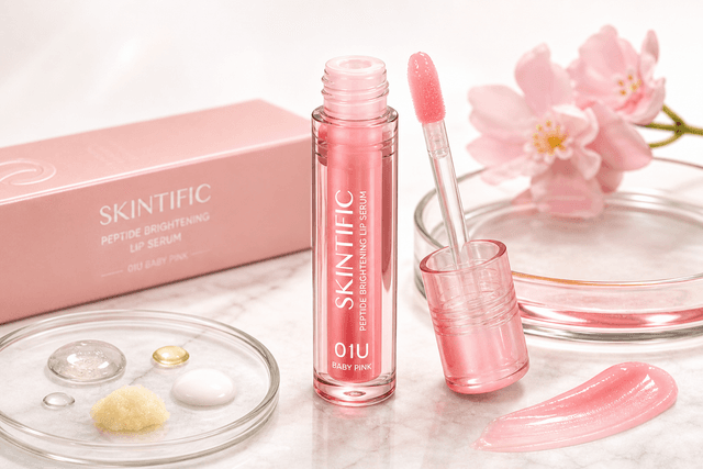 SKINTIFIC Peptide Brightening Lip Serum (Baby Pink) Review: A Subtle, Science-Forward Tinted Lip Treatment