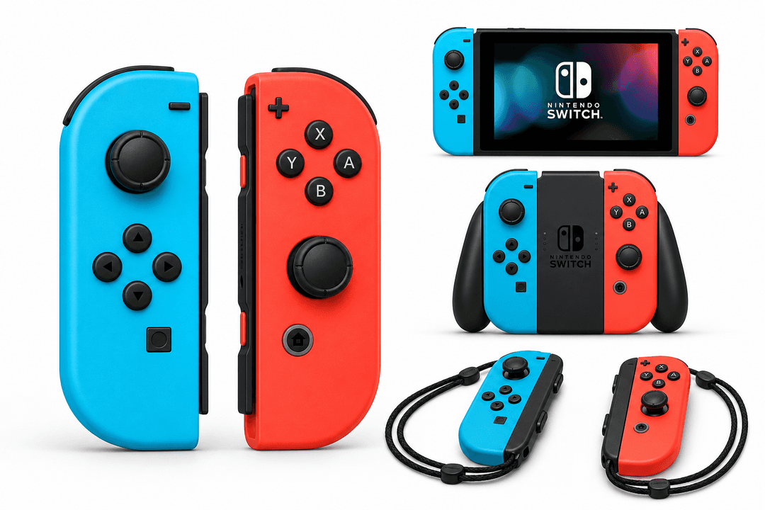 Nintendo Joy-Con (L/R) - Neon Red/Neon Blue Review: Versatile Controllers for Nintendo Switch