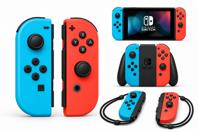 Nintendo Joy-Con (L/R) - Neon Red/Neon Blue Review: Versatile Controllers for Nintendo Switch