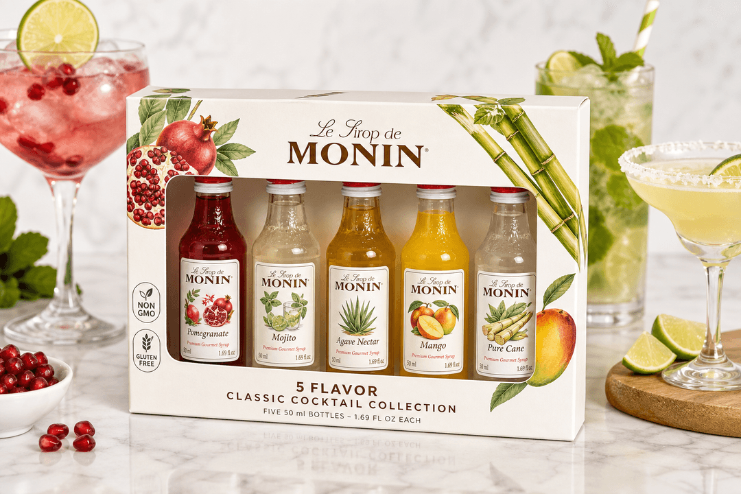 Monin 5 Flavor Classic Cocktail Collection Review: Versatile Mini Syrups for Easy Home Mixology