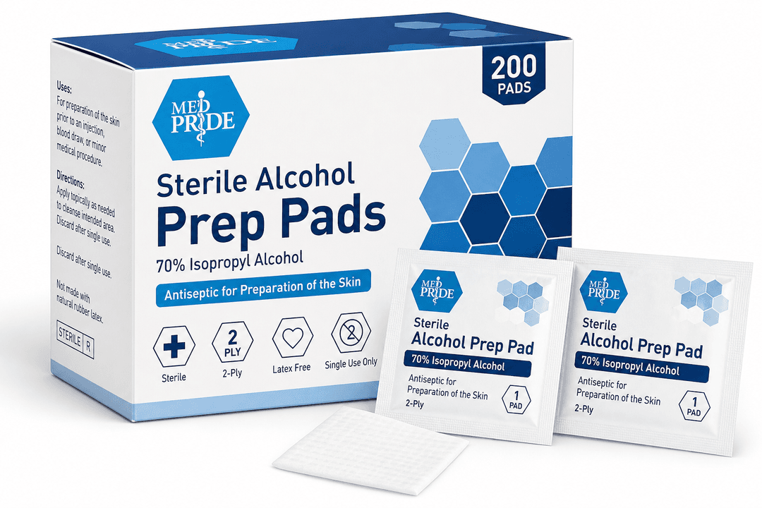 MED PRIDE Sterile Alcohol Prep Pads (200-Count) Review: Reliable Everyday Antiseptic Wipes