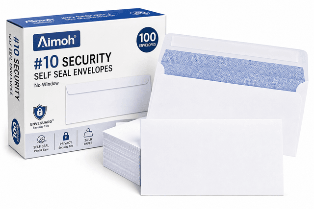Aimoh #10 Security Self Seal Envelopes Review (34100, 100 Count)