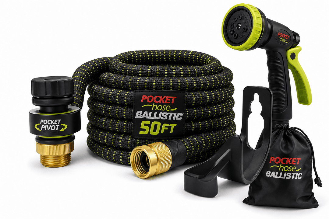 Pocket Hose Ballistic 50 FT Expandable Garden Hose Review: Lightweight Power in a Compact Package
