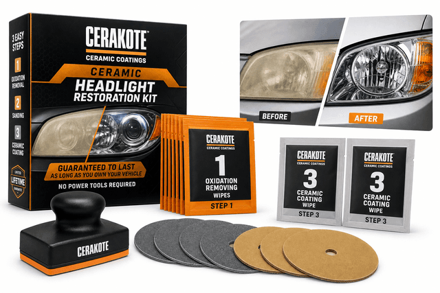 CERAKOTE Ceramic Headlight Restoration Kit Review: A Simple, Long-Lasting Fix for Hazy Lenses