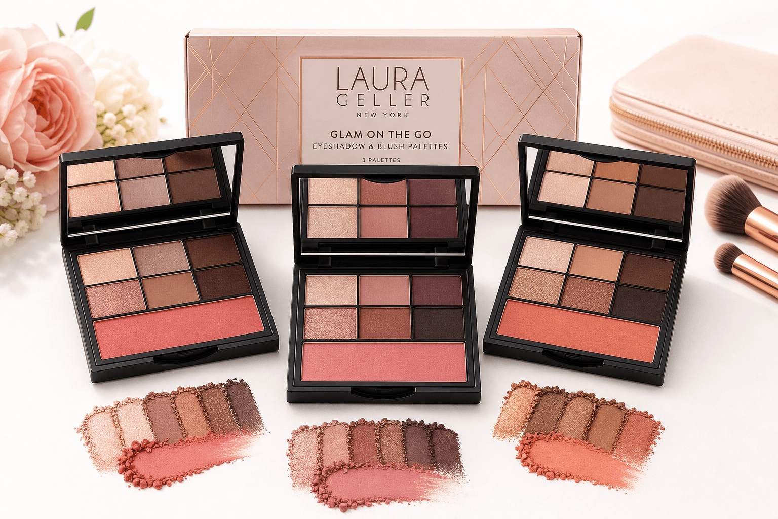 LAURA GELLER Glam On the Go Palettes Review: Travel-Friendly Color for Mature Skin