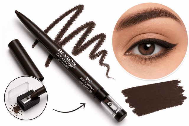 Revlon ColorStay Waterproof Eyeliner Pencil (202 Black Brown) Review: Reliable Drugstore Classic for Everyday Definition
