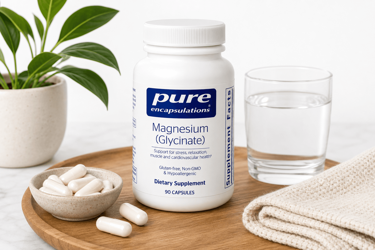 Pure Encapsulations Magnesium (Glycinate) 90-Capsule Review: A Gentle, High-Quality Magnesium Supplement