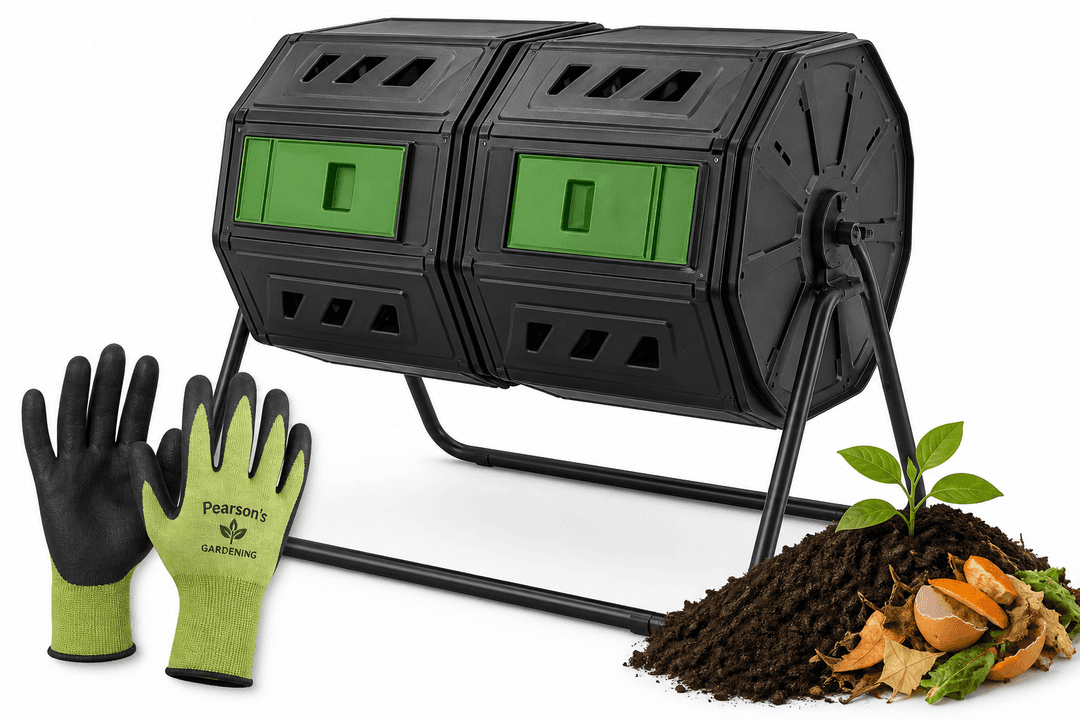 Compost Tumbler Bin Composter Dual Chamber 43 Gallon Review