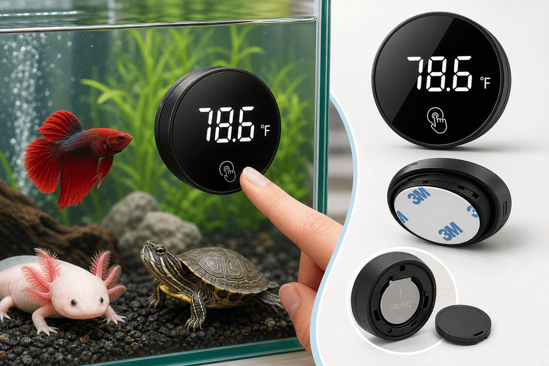 PAIZOO Digital Aquarium Thermometer Review: Simple, Stick‑On Temperature Monitoring for Home Tanks