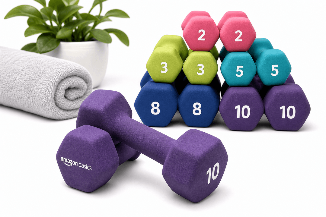Amazon Basics Neoprene Dumbbell Hand Weights Review: Simple, Grippy, and Effective for Everyday Training