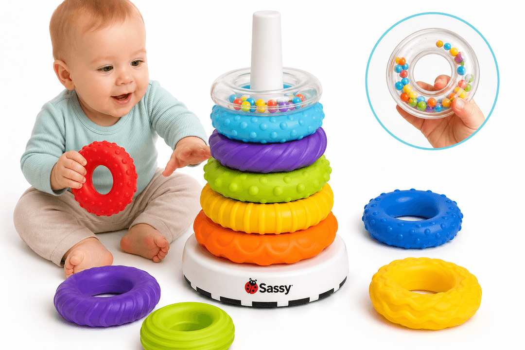 Sassy Stacks of Circles Review: A Thoughtfully Designed STEM Stacking Ring Toy for Babies