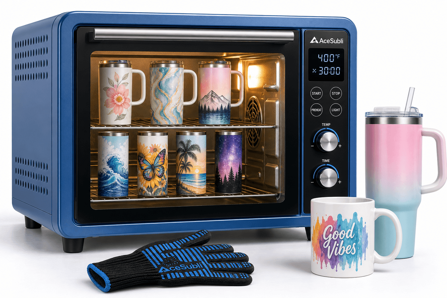 AceSubli 25L Sublimation Oven Machine Review: A Practical Workhorse for Tumblers, Mugs, and More