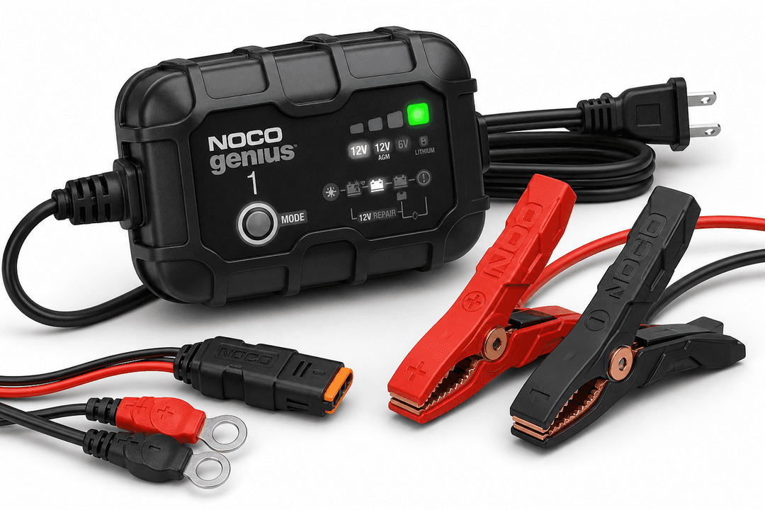 NOCO GENIUS1 Review: Compact Smart Charger and Maintainer for 6V/12V Lead‑Acid and LiFePO4 Batteries