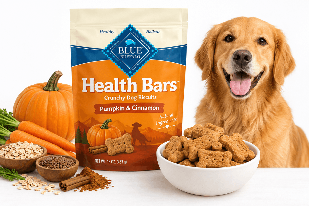 Blue Buffalo Health Bars Pumpkin & Cinnamon Dog Biscuits Review