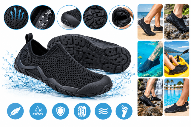 SEEKWAY Water Shoes Review: Quick-Dry Barefoot Aqua Socks for Beach and Outdoor Use