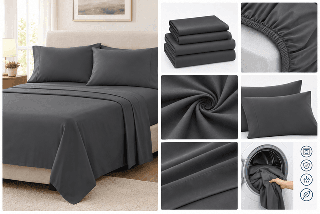 CGK Unlimited Queen Size 4-Piece Sheet Set Review: Soft, Breathable Bedding with Deep Pockets