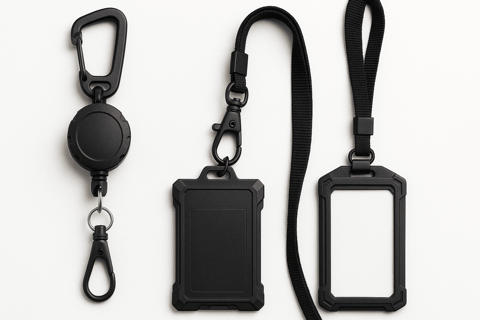 Badge Holder Retractable Clip Heavy Duty Carabiner Badge Reel with Lanyard: A Tactical Everyday ID Solution