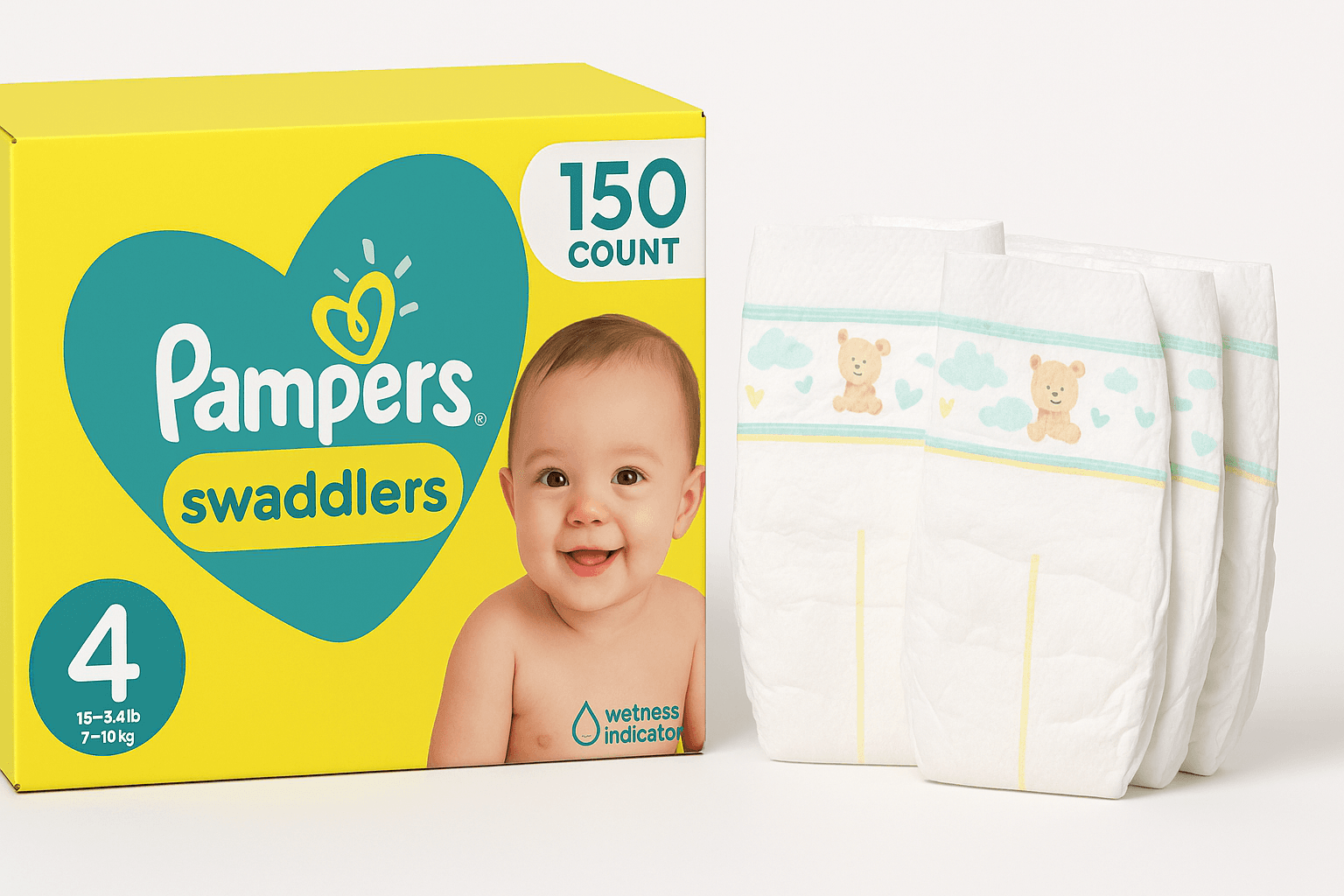 Pampers Swaddlers Diapers, Size 4 (150 Count) Review: Soft, Reliable Protection for Active Babies