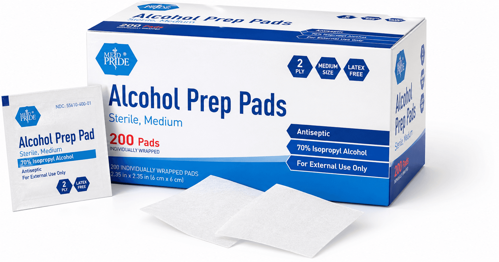 MED PRIDE Sterile Alcohol Prep Pads Review: Reliable Everyday Antiseptic Wipes for Home and Clinical Use