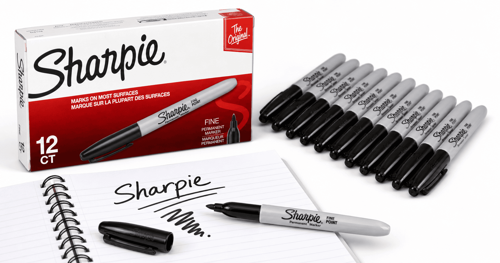 Sharpie Permanent Markers, Fine Tip, Black (12-Pack) Review: The Office and Workshop Staple