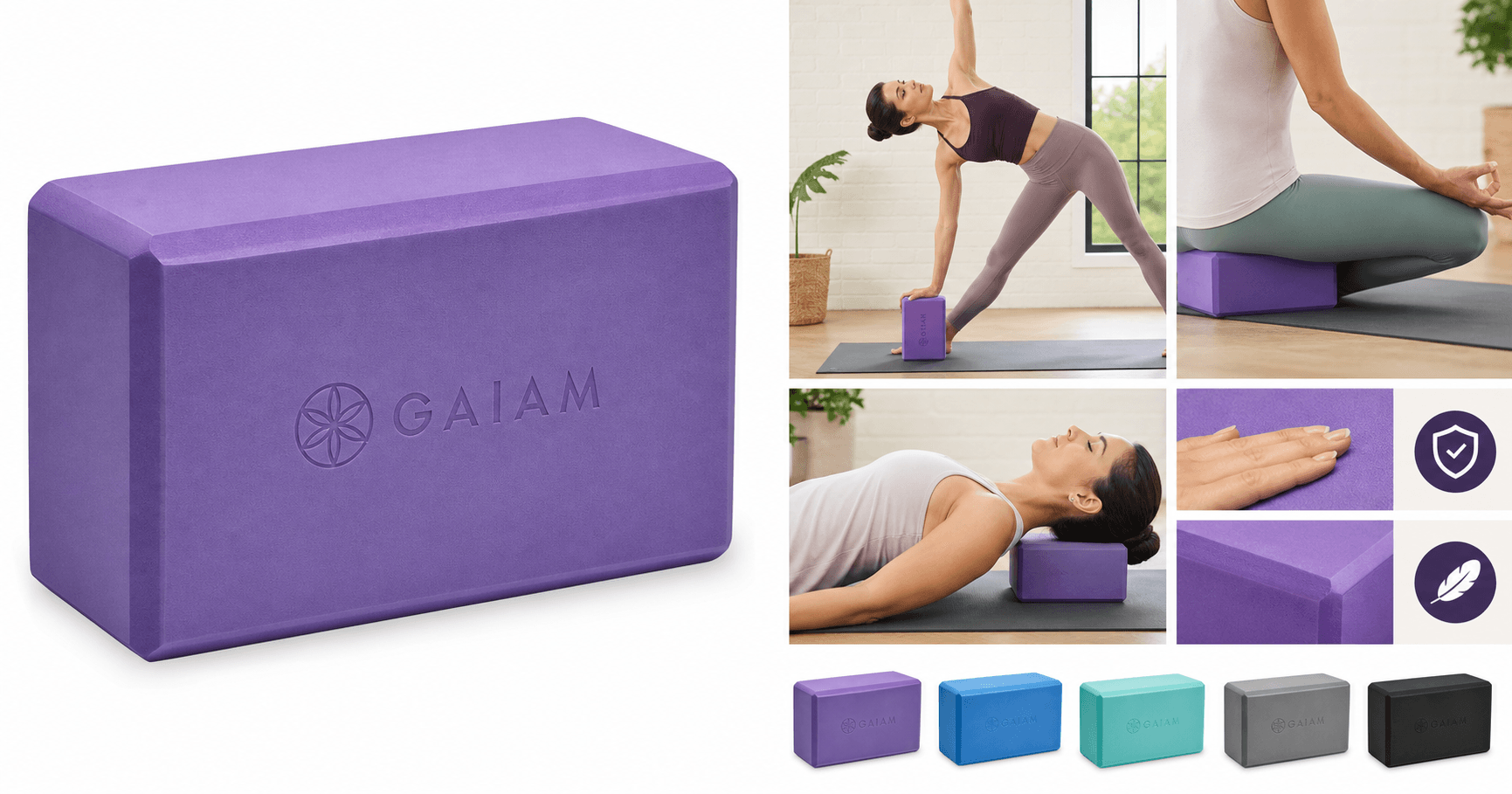 Gaiam Yoga Block Review: Lightweight EVA Support for Everyday Practice