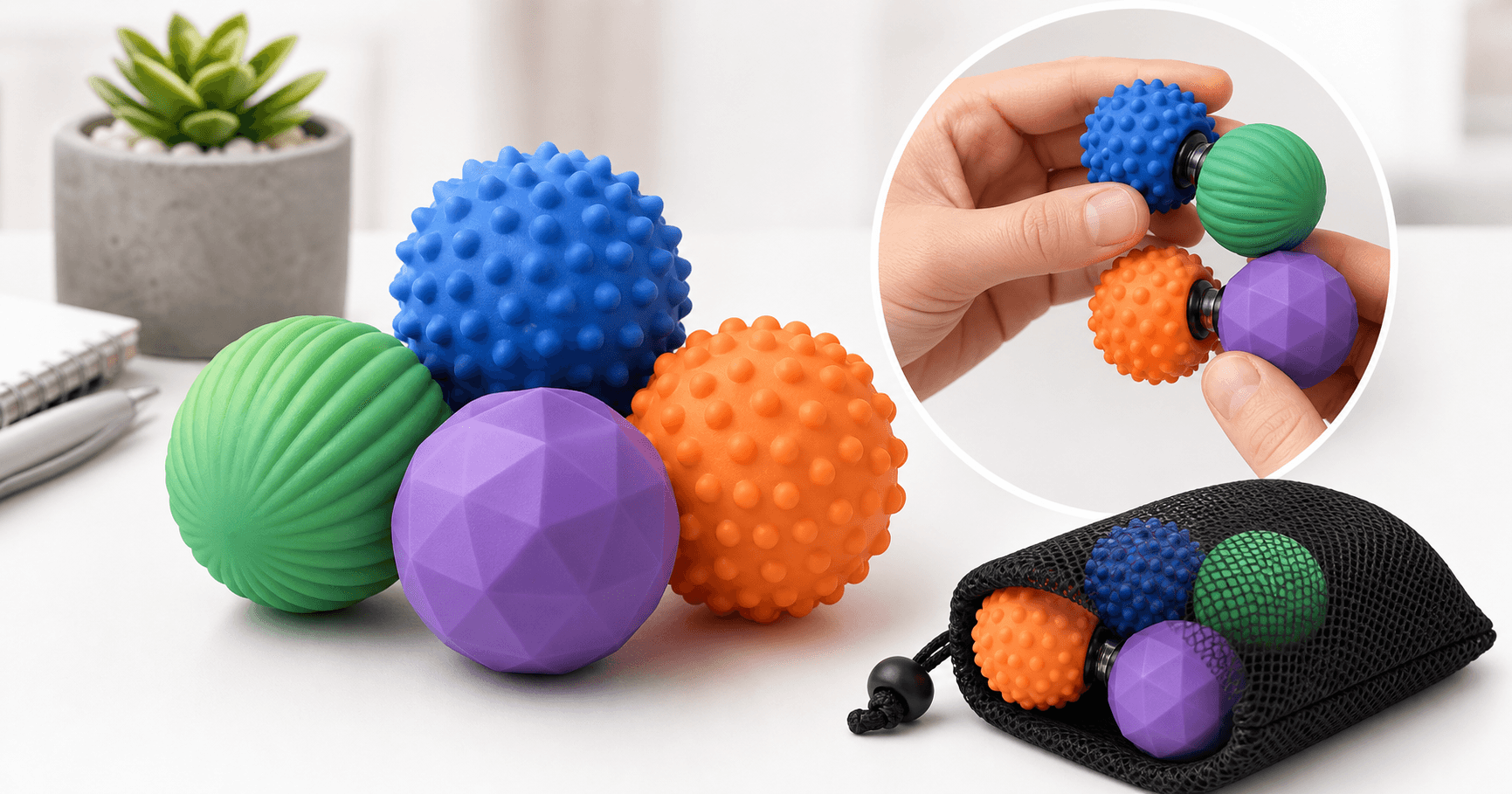 Luckdoor Silicone Magnetic Balls Fidget Toys Review: Quiet, Textured Stress Relief for Adults and Teens