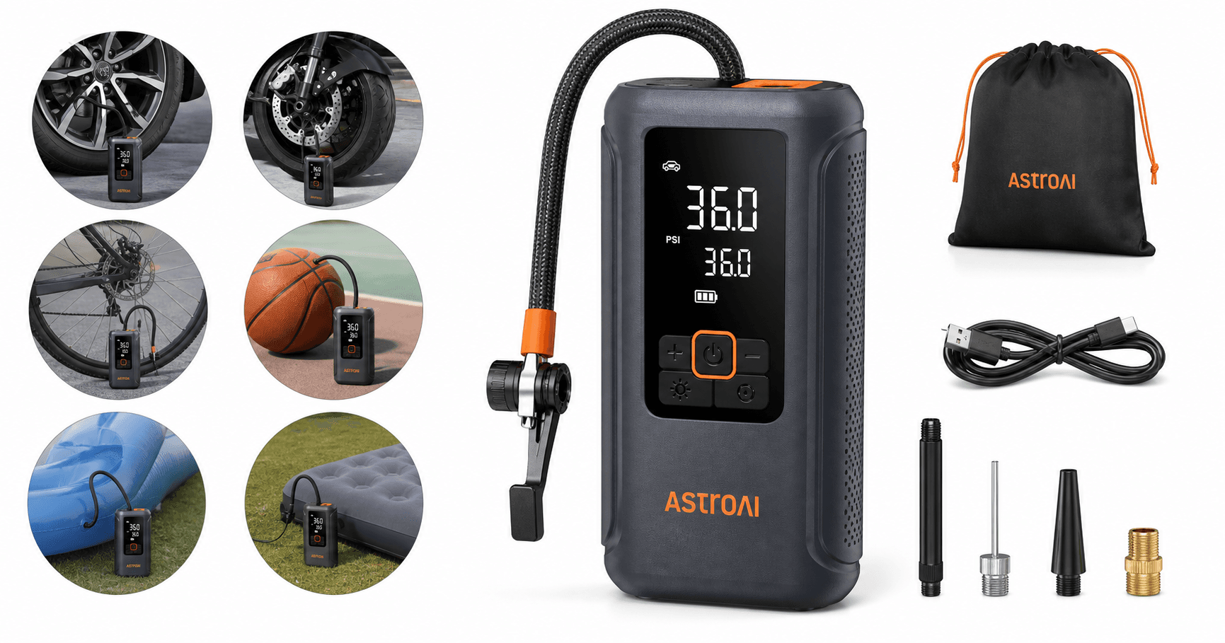 AstroAI L7 Tire Inflator Review: Compact 150 PSI Cordless Pump for Everyday Drivers and Riders