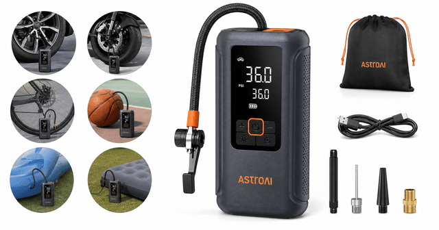 AstroAI L7 Tire Inflator Review: Compact 150 PSI Cordless Pump for Everyday Drivers and Riders