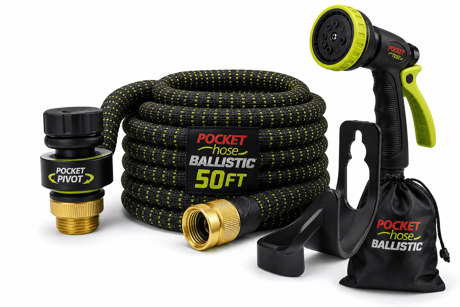 Pocket Hose Ballistic 50 FT Expandable Garden Hose Review: Lightweight Power in a Compact Package