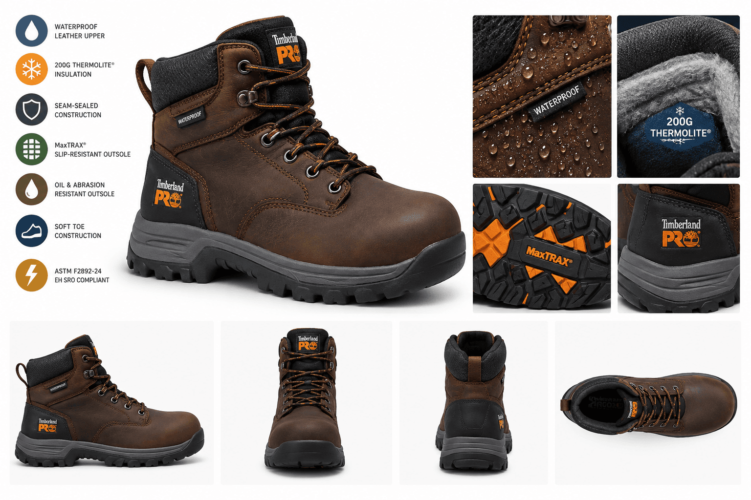 Timberland PRO Direct Attach MaxTRAX Soft Toe SRO Boot Review