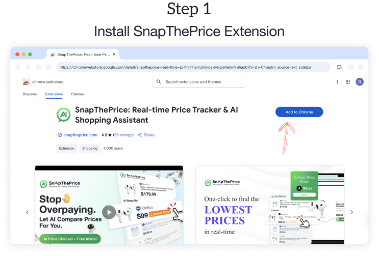 Step 1 - Find lowest price